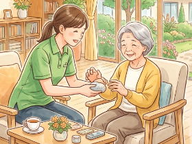 居室を訪問するサービスのイメージ