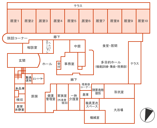1階施設見取り図
