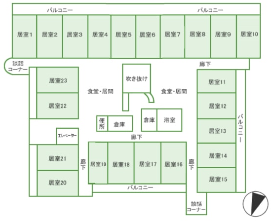 3階施設見取り図